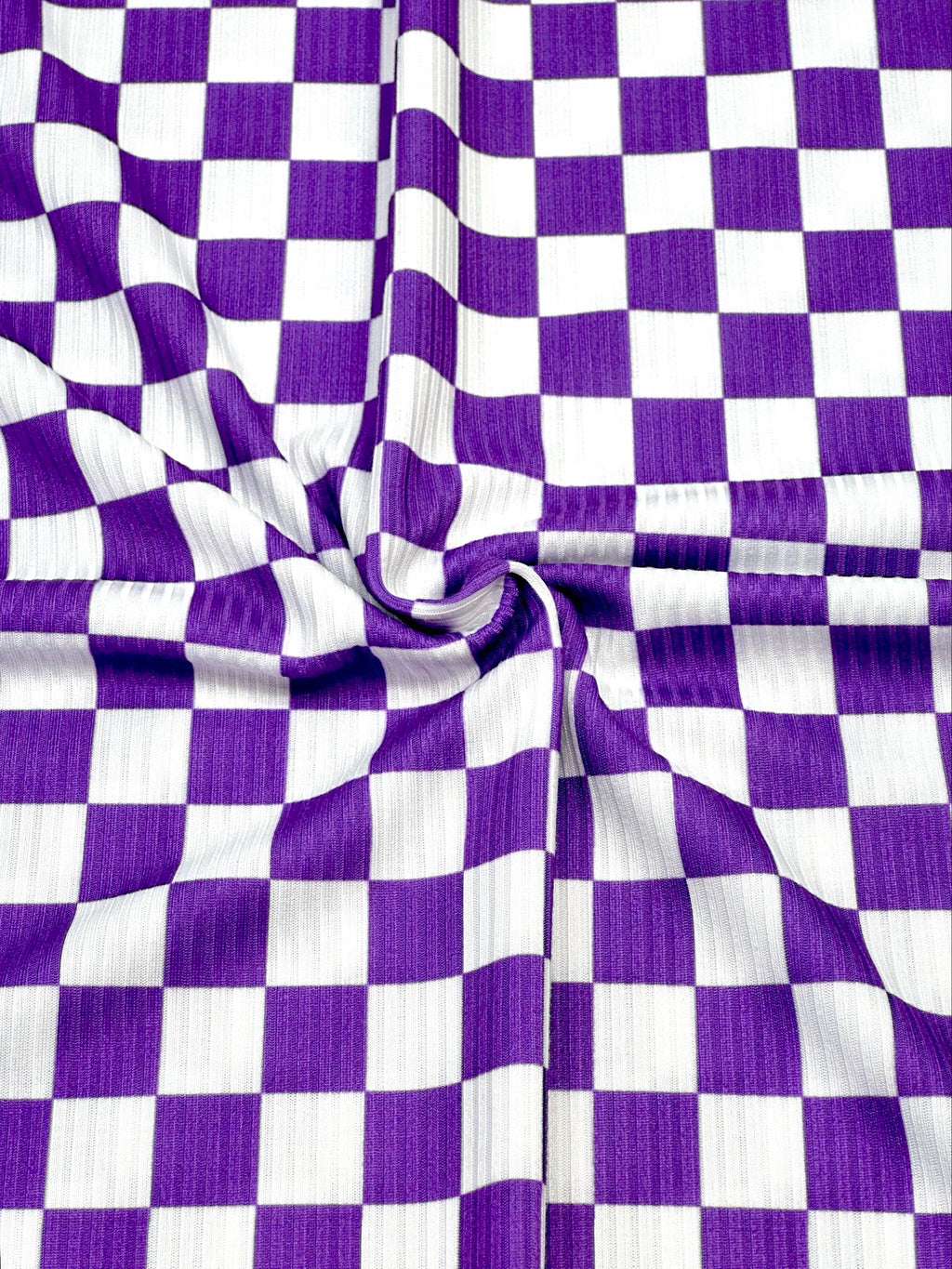 (YUMMY RIB) PURPLE AND OFF WHITE CHECKERED (1)