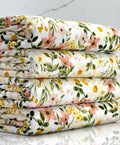 (YUMMY RIB) BLUSH AND IVORY FLOWERS ON OFF WHITE(3)