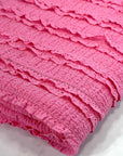 (JACQUARD RUFFLE LACE) PINK