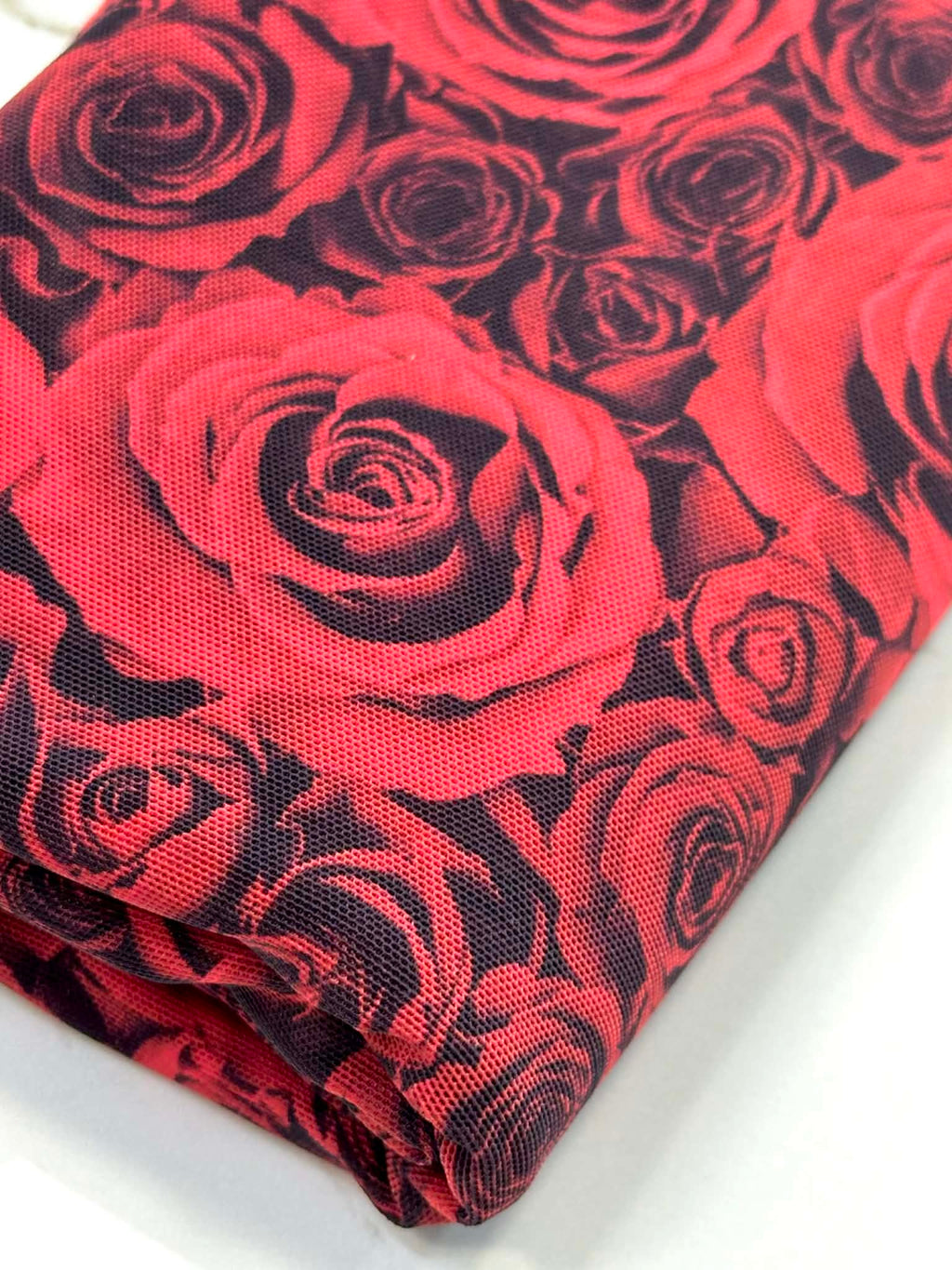 (DOUBLE MESH) RED ROSES