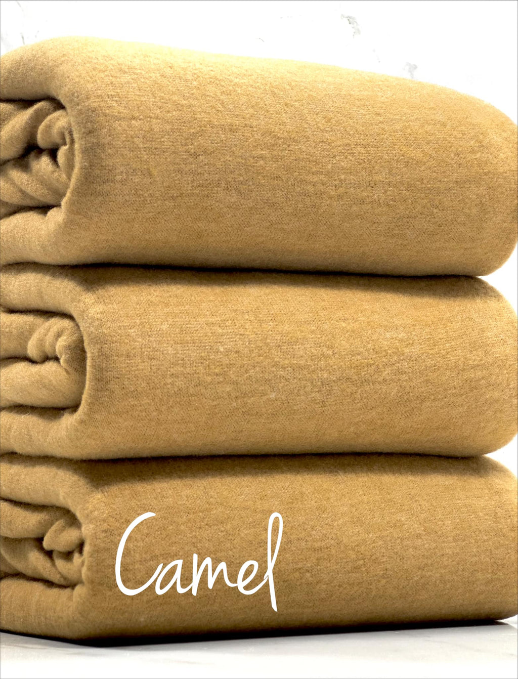 (BRUSHED SWEATER KNIT) CAMEL