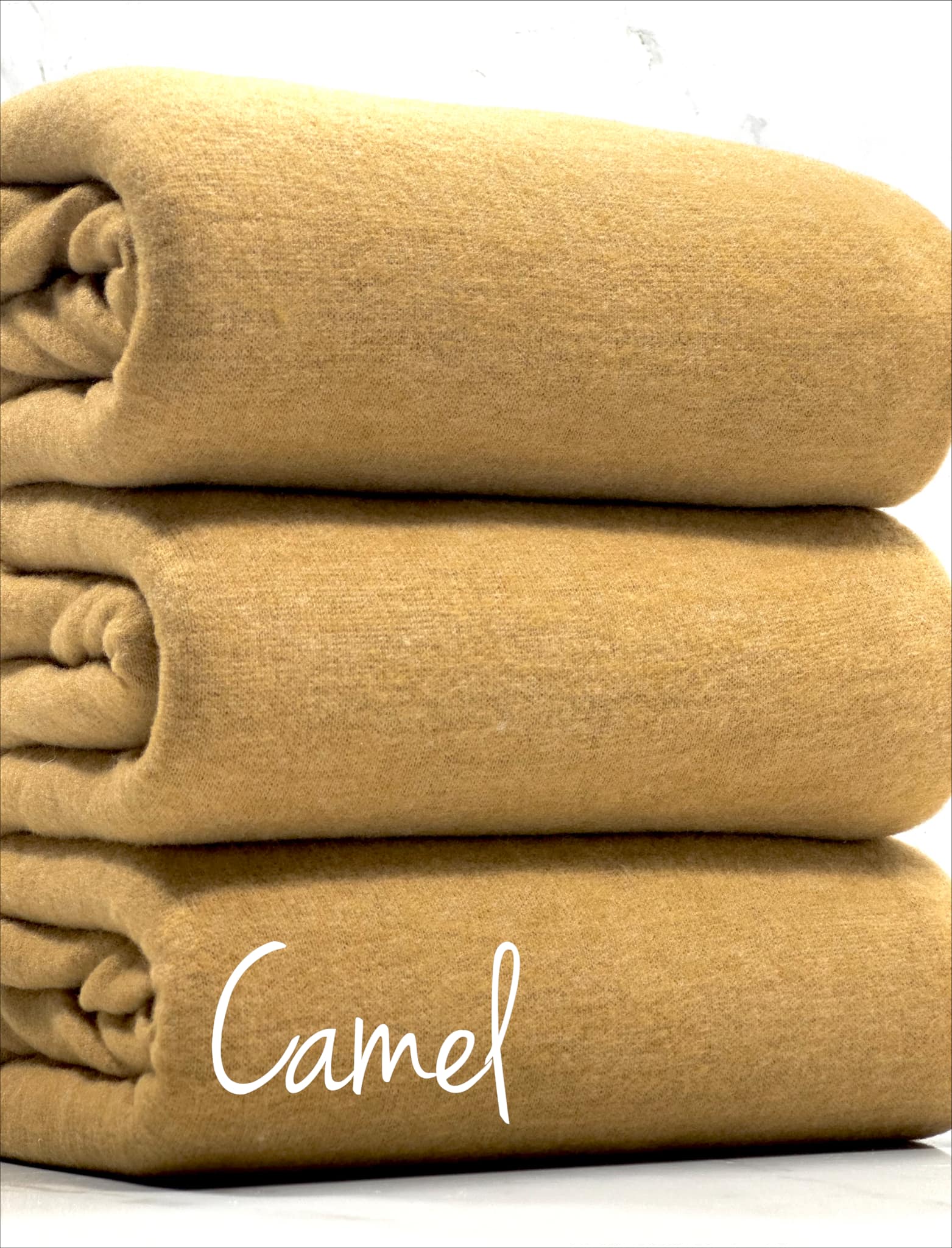 (BRUSHED SWEATER KNIT) CAMEL