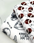 (YUMMY RIB) FOOTBALLS AND HELMETS ON OFF WHITE