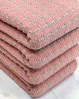 (HACCI) SAGE STRIPES ON ROSE
