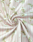 (4X2 YUMMY RIB) BALLERINA BUNNIES ON PINK STRIPES (5)