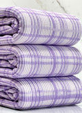 (URBAN RIB) LAVENDER PLAID ON LILAC