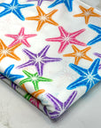 (SWIM) COLORFUL STARFISH ON OFF WHITE(2)