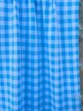 (SWIM) BLUE AND OFF WHITE GINGHAM