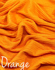 (CRINKLED JACQUARD) ORANGE