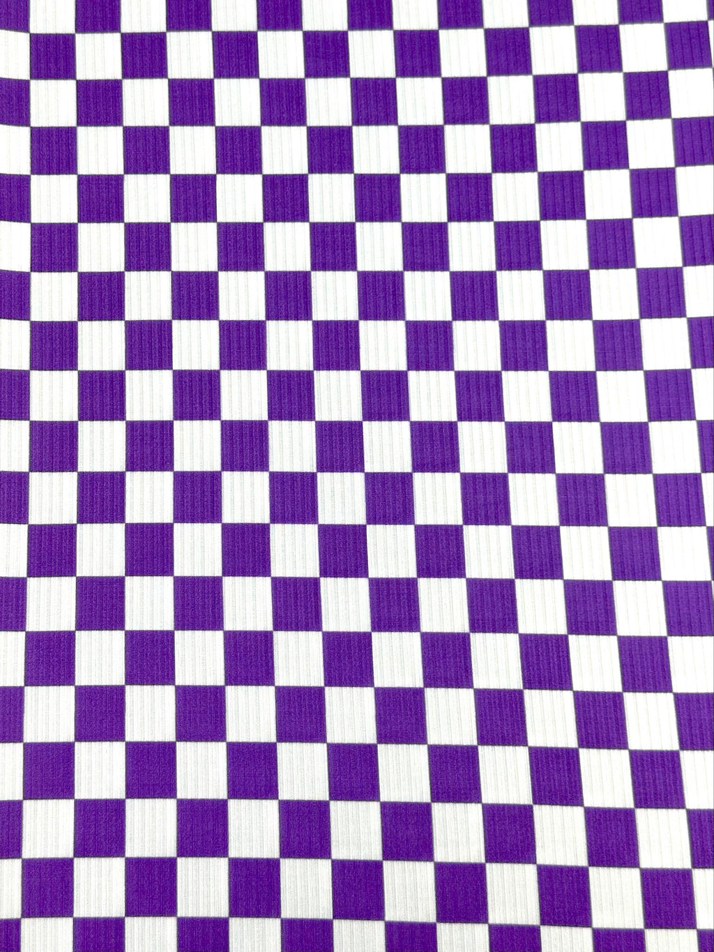 (YUMMY RIB) PURPLE AND OFF WHITE CHECKERED (1)