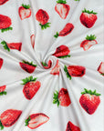 (DBP) STRAWBERRY SLICES ON OFF WHITE