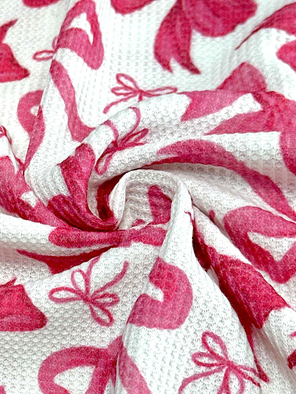 (THERMAL) PINK BOWS ON OFF WHITE(2)