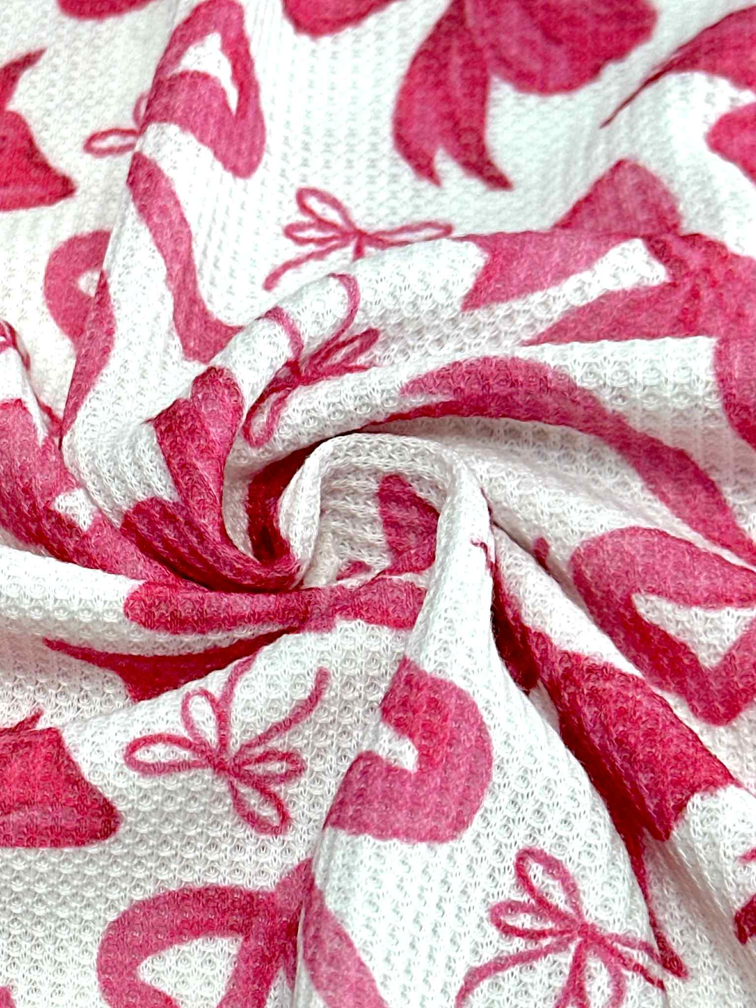 (THERMAL) PINK BOWS ON OFF WHITE(2)