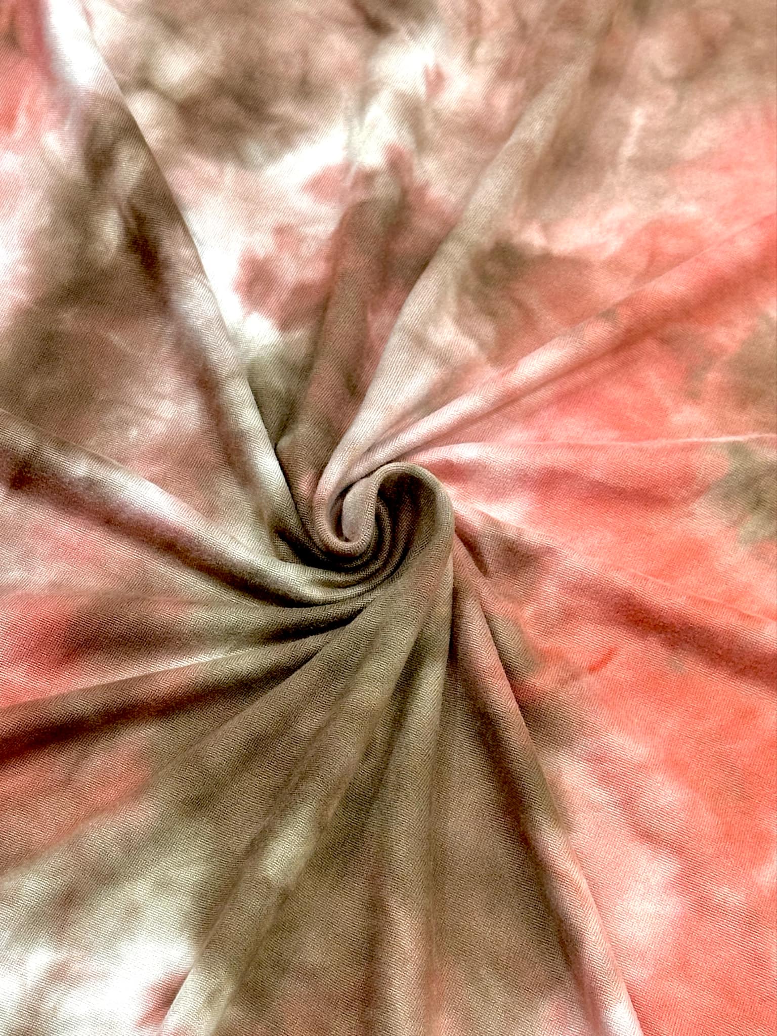(DBP) COPPER AND BROWN TIE DYE