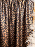 (PLEATHER) BLACK LUXE LEOPARD