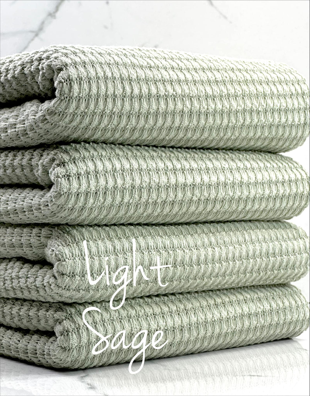 (CHUNKY WAFFFLE) LIGHT SAGE