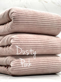 (VELVET RIB) DUSTY PINK