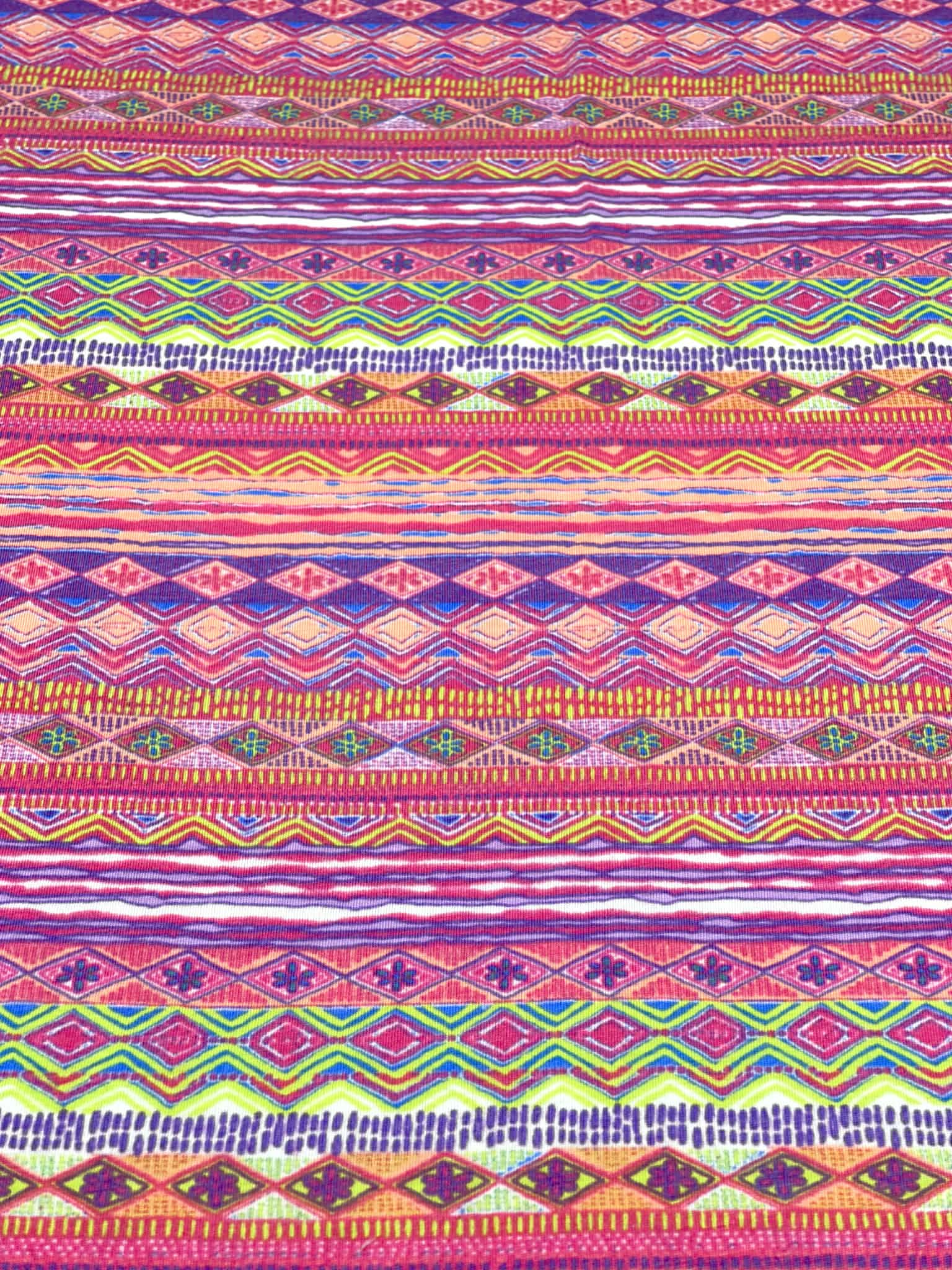 (KNIT) MULTICOLOR BOHO PRINT
