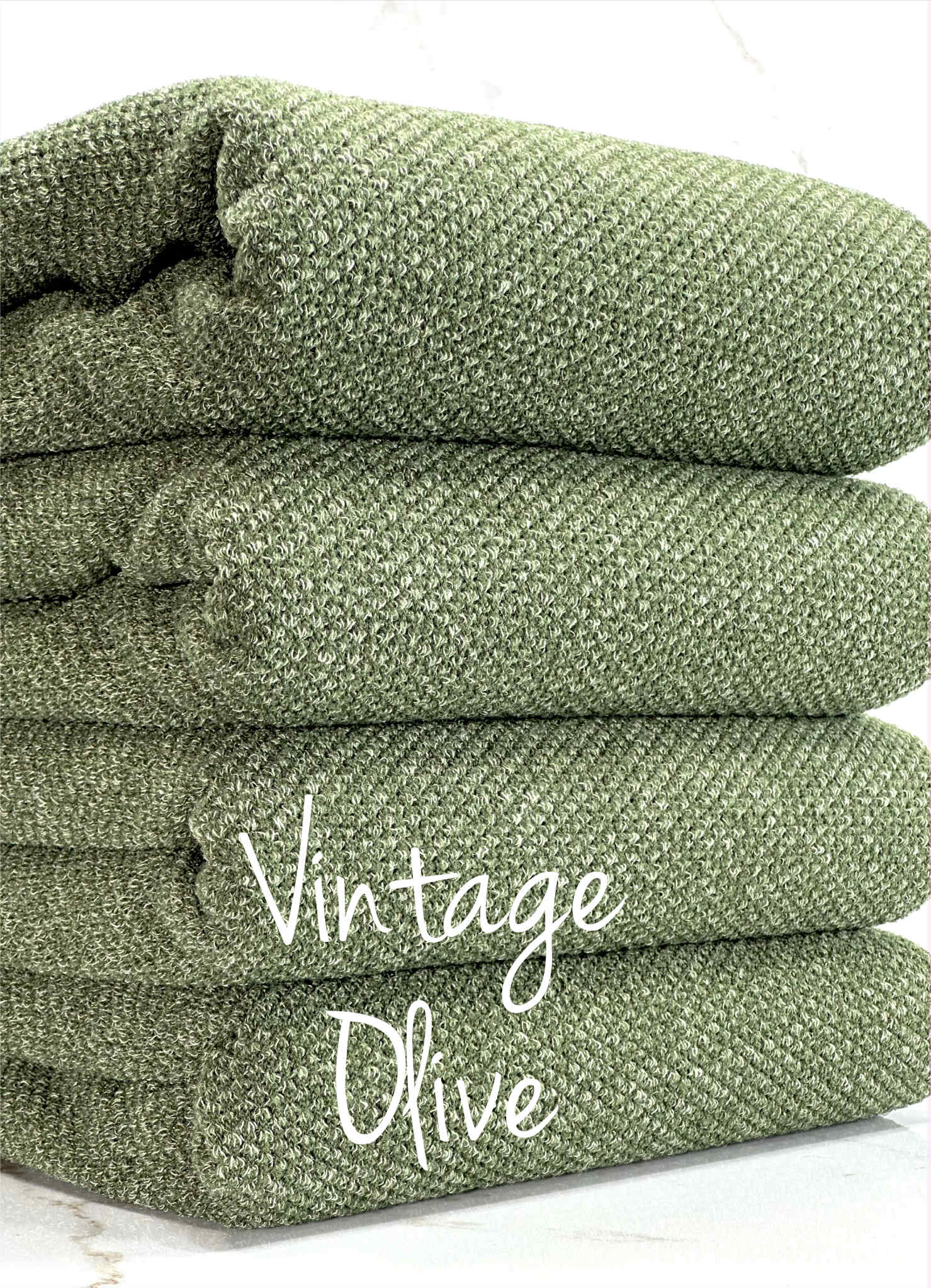 (HACCI SWEATER KNIT) VINTAGE OLIVE