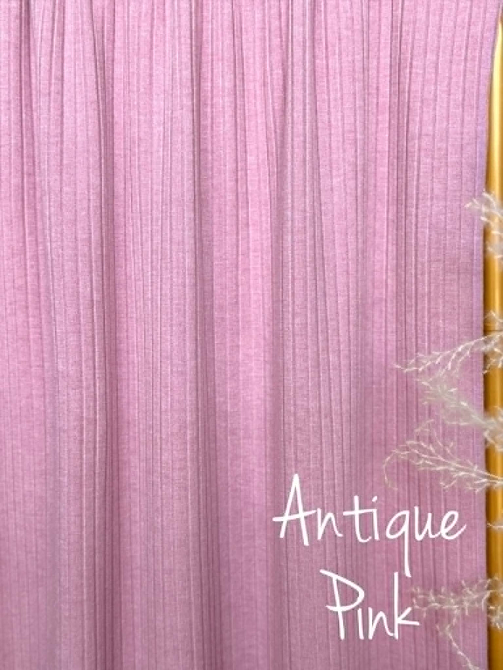 (SWEATER RIB) ANTIQUE PINK