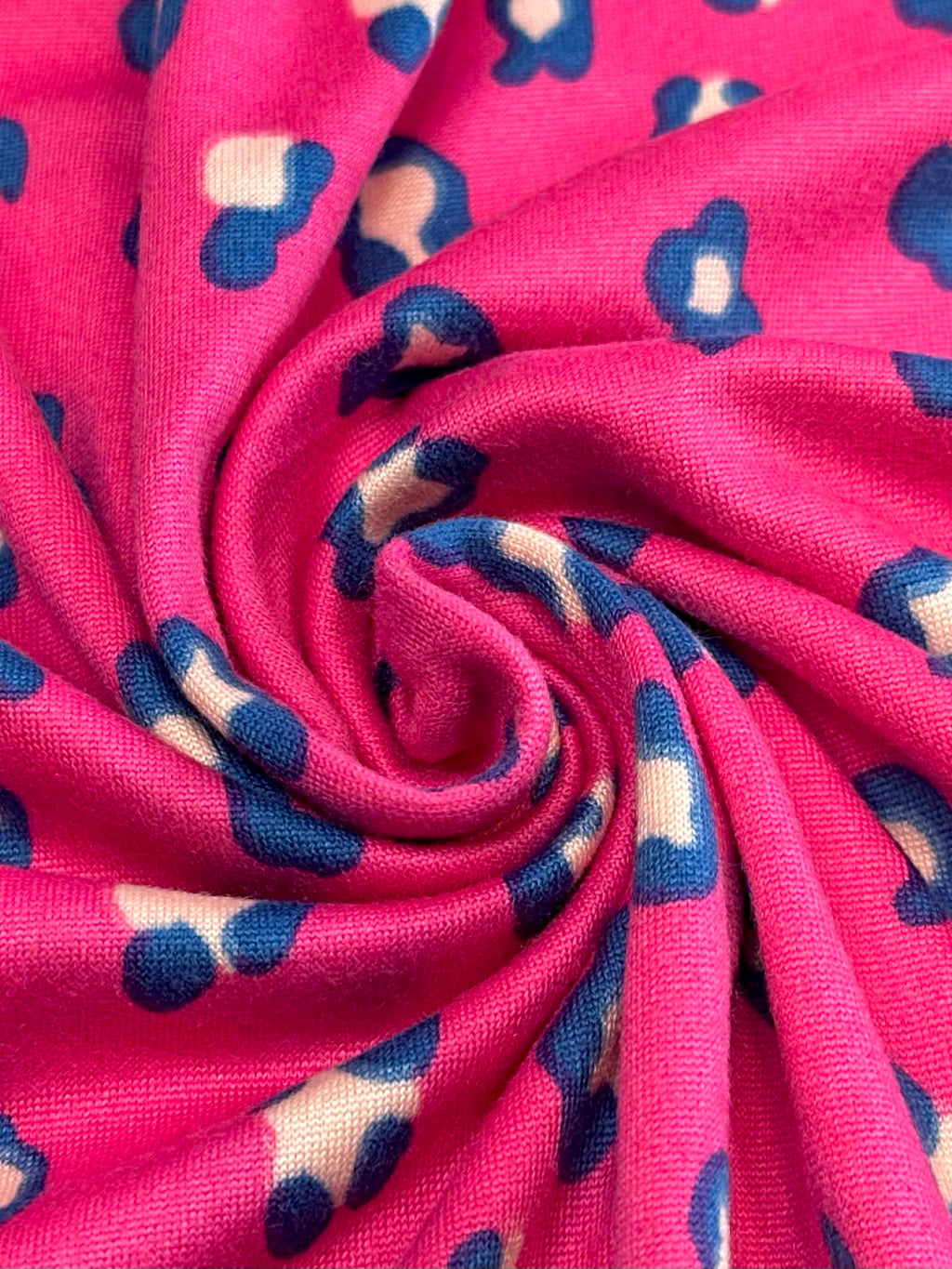 (DBP) TEAL CHEETAH ON FUCHSIA