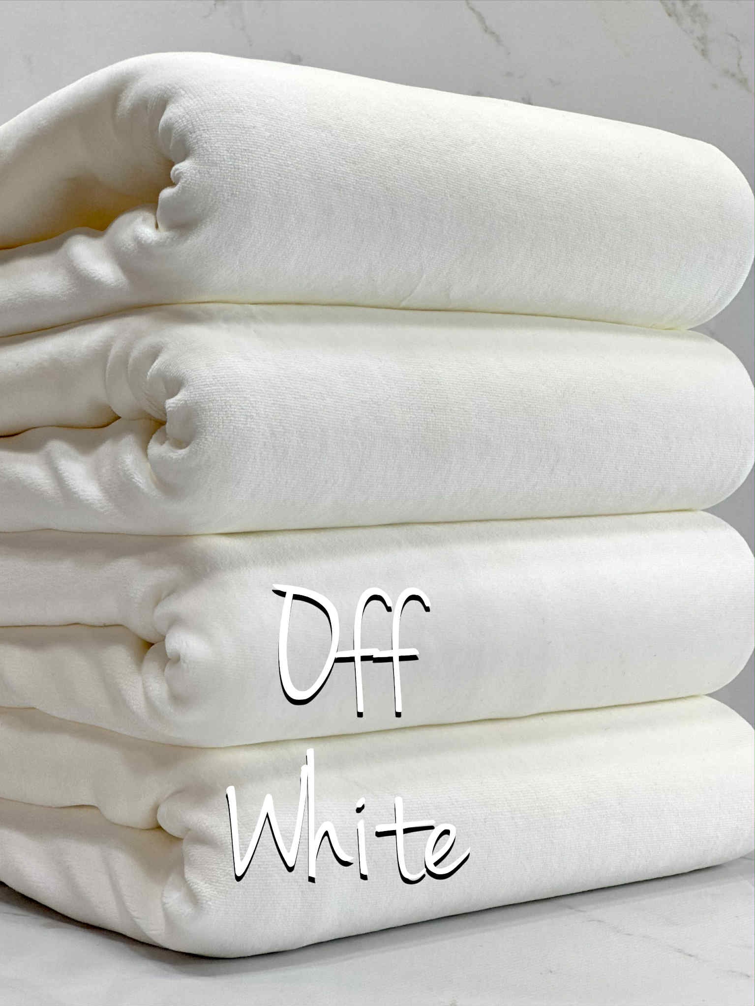 (COTTON VELOUR) OFF WHITE