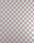 (YUMMY RIB) BABY PINK AND OFF WHITE CHECKERED