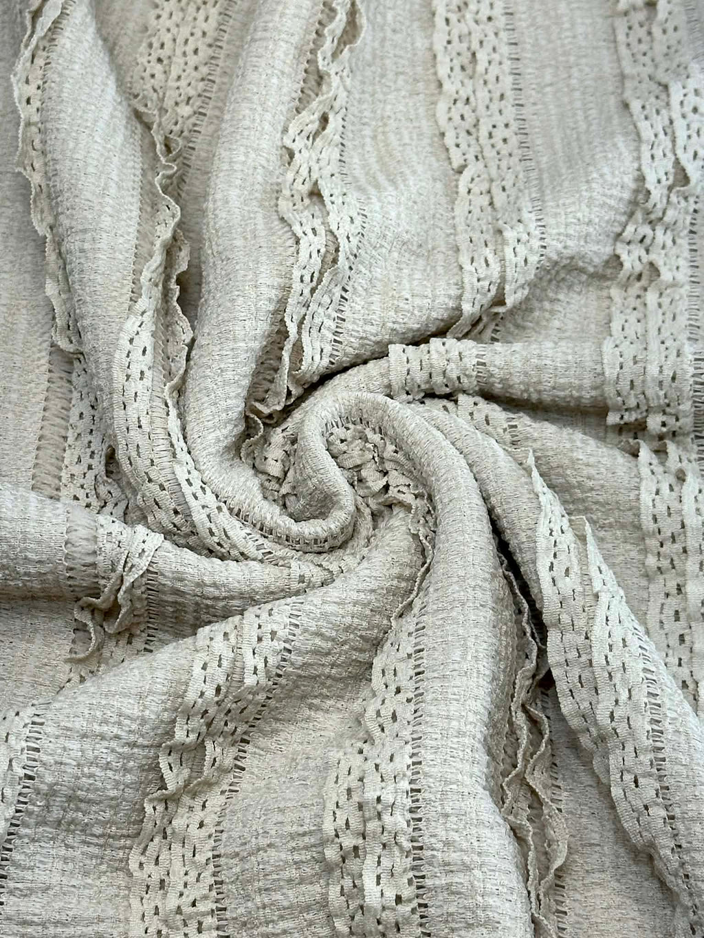 (RUFFLE LACE) VANILLA