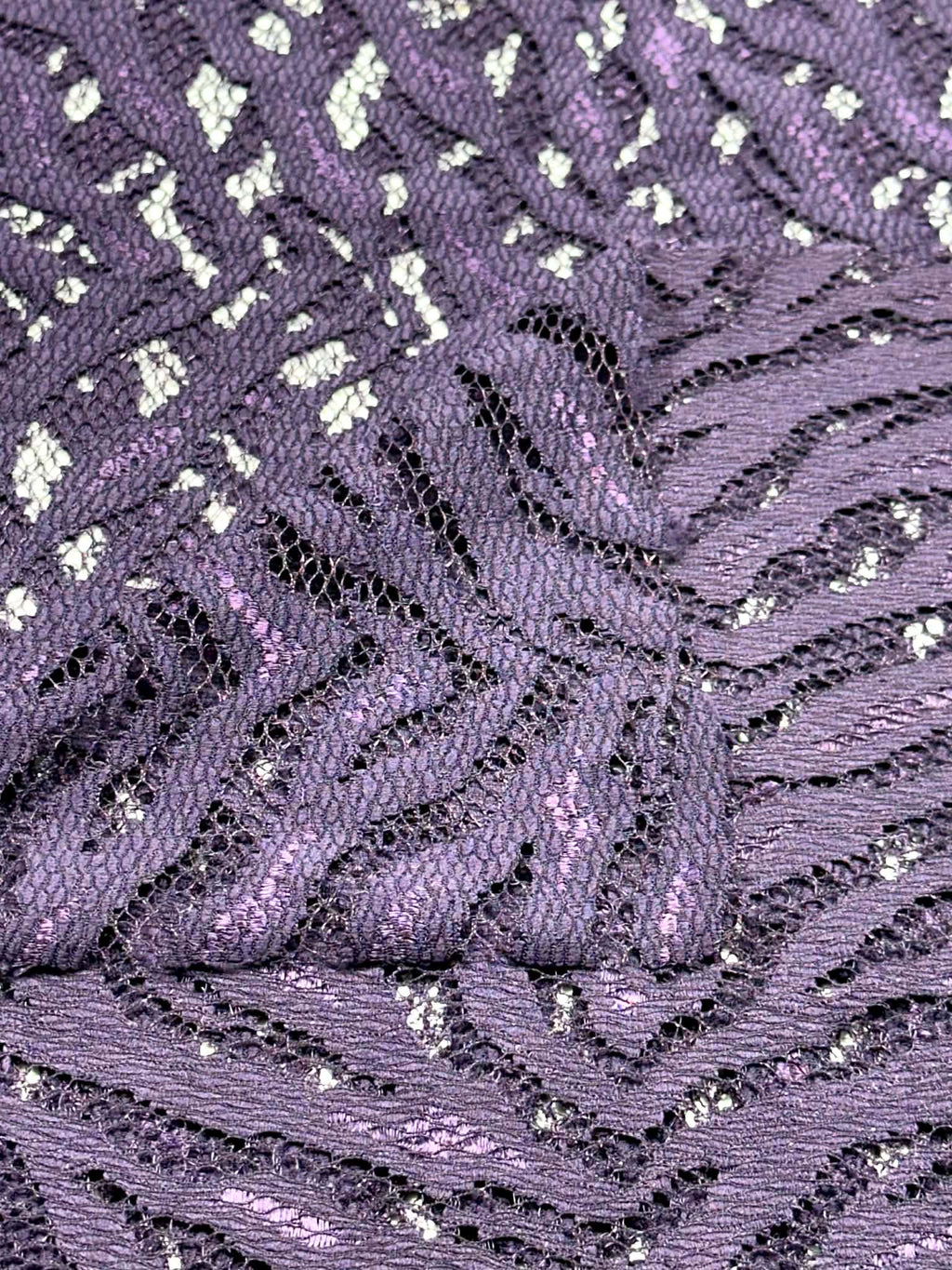 (LACE) DARK PURPLE ZEBRA