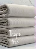 (4X2 RIB) TAUPE ASH