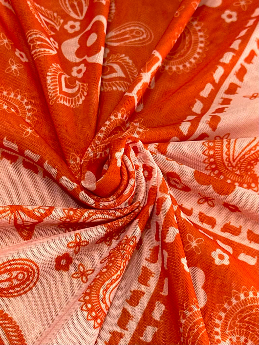 (MESH) RED AND BLUSH PATCHWORK
