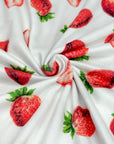 (DBP) STRAWBERRY SLICES ON OFF WHITE