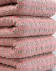 (HACCI) SAGE STRIPES ON ROSE