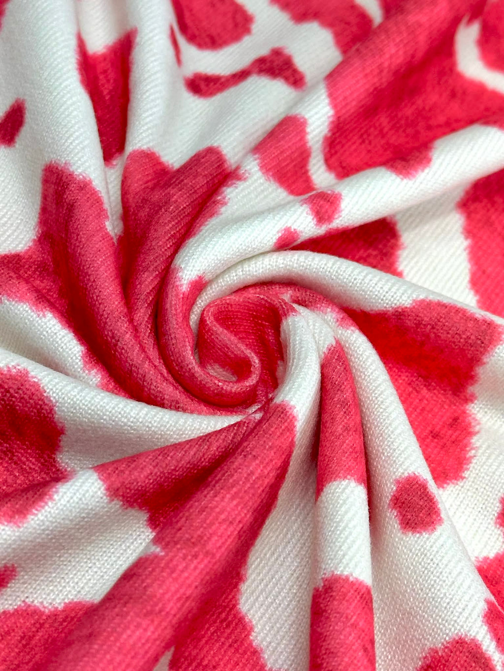 (OAKLEY) HOT PINK COW FUR PRINT ON OFF WHITE