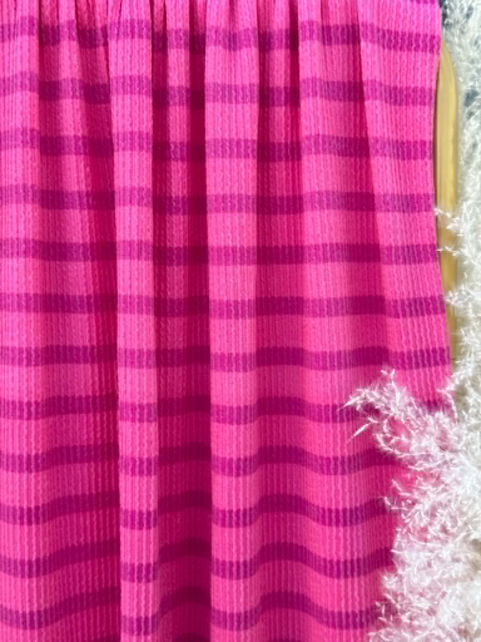 (URBAN RIB) STRIPES ON HOT PINK
