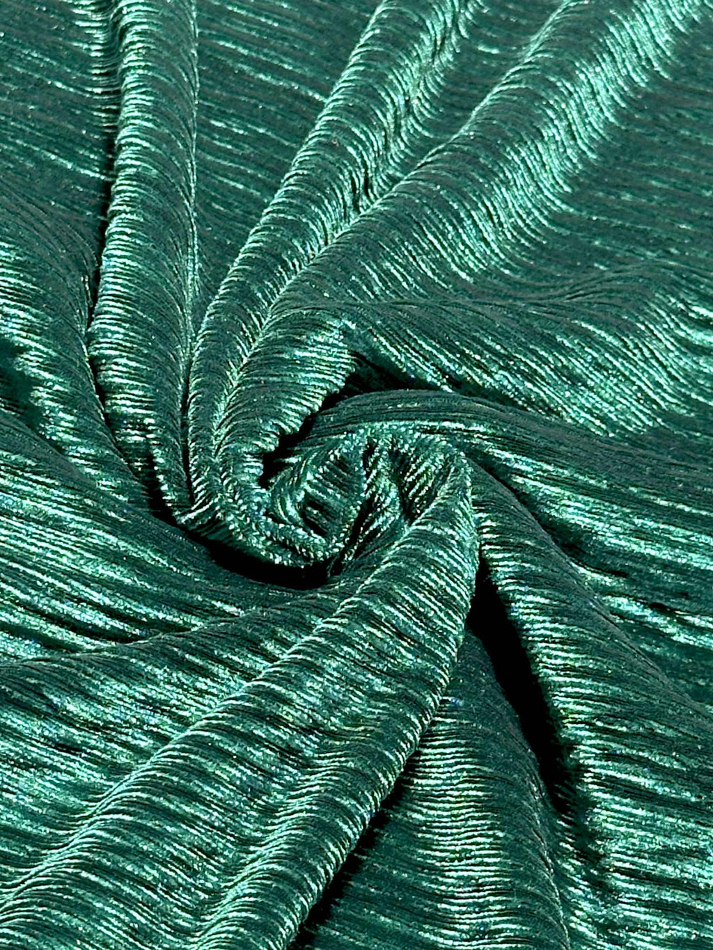 (VELVET PLEATED) EMERALD (2)