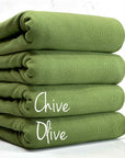 (2X1 SUPER COTTON FEEL RIB) CHIVE OLIVE