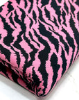 (ITY) BLACK ZEBRA ON PINK