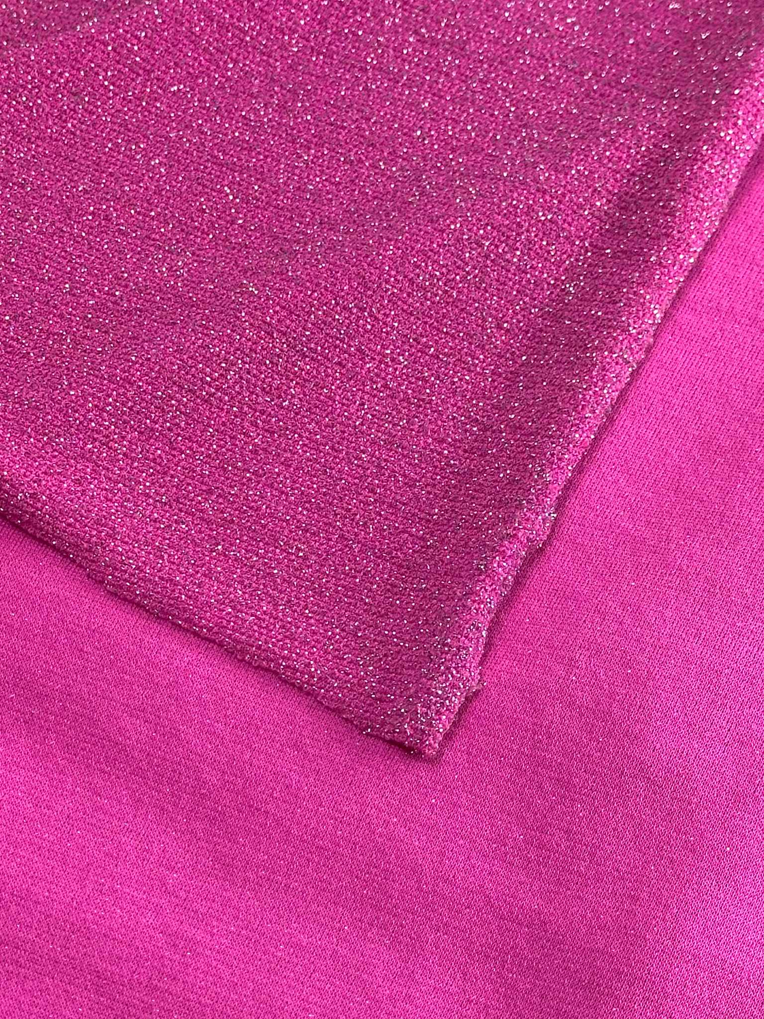 (METALLIC LUREX SPANDEX) HOT PINK (1)