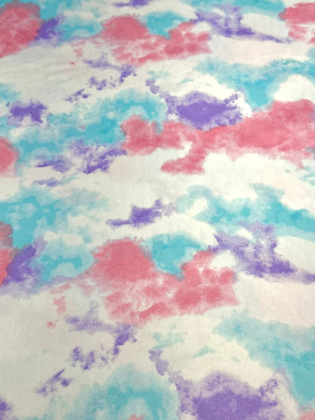 (DBP) PINK, LAVENDER AND BLUE TIE DYE
