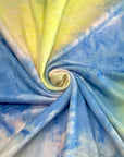 (DBP) YELLOW, BLUE AND SOFT PINK TIE DYE