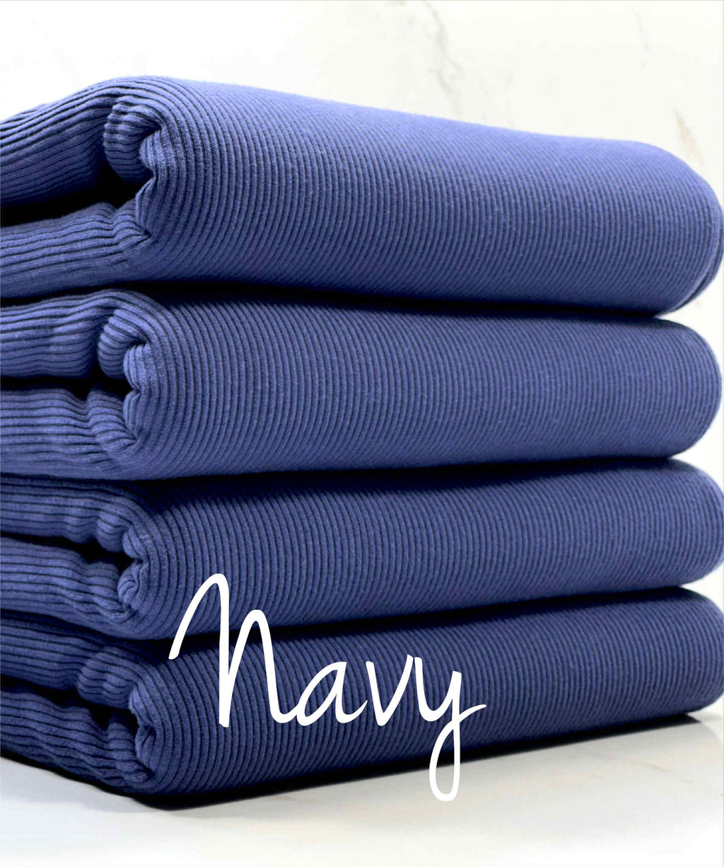 (2X2 SUPER COTTON FEEL RIB) NAVY