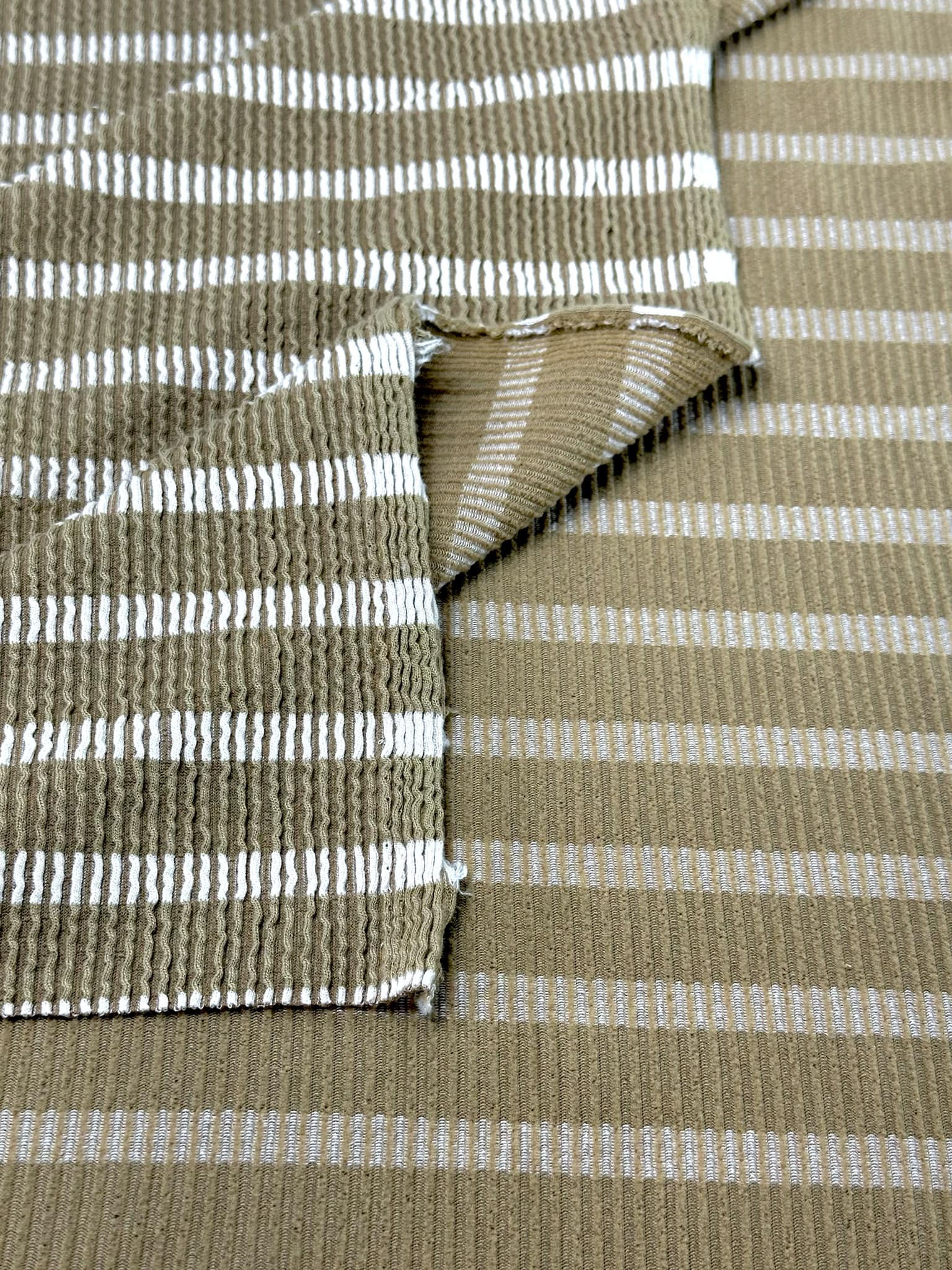 (URBAN RIB) STRIPES ON KHAKI