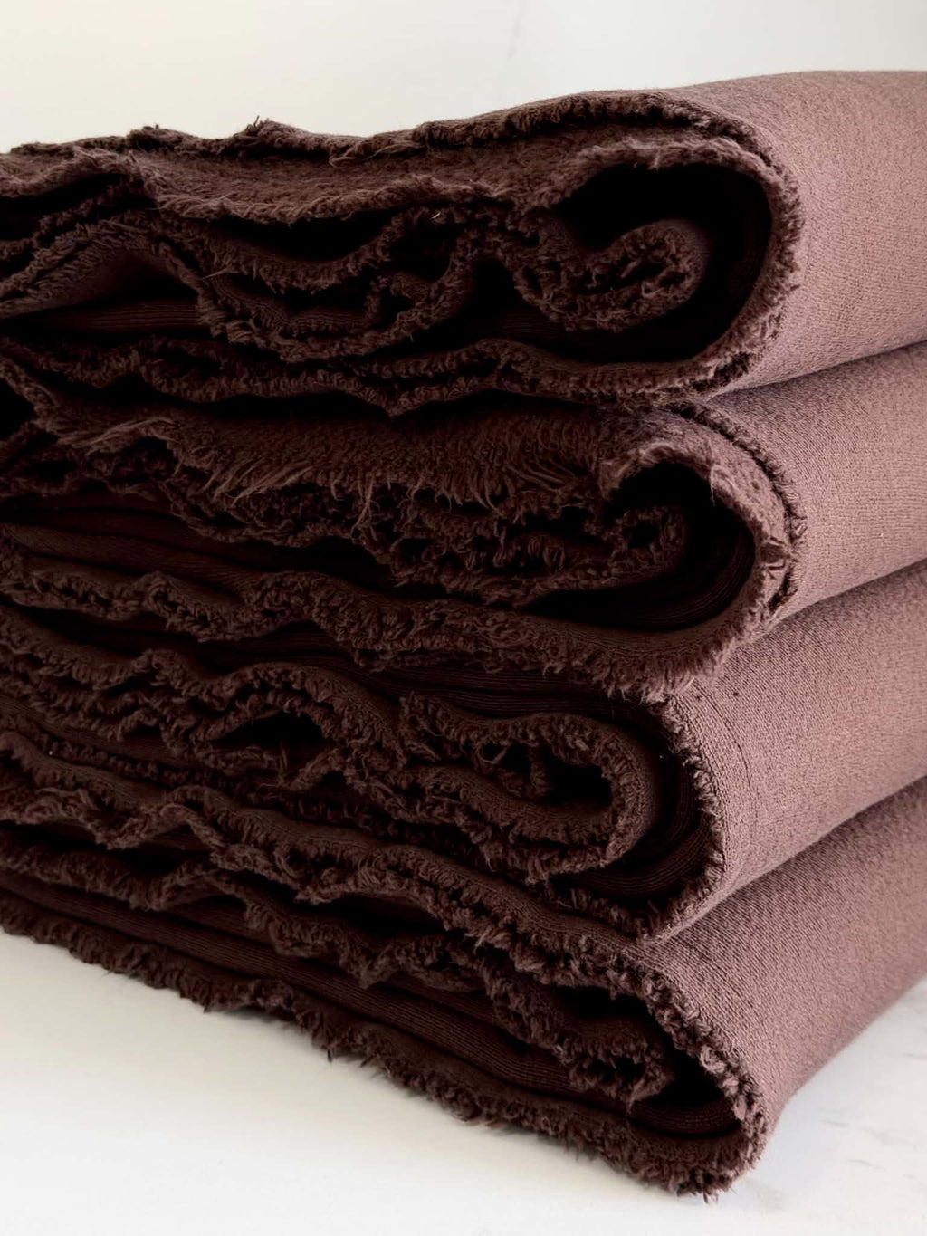 (COTTON FRENCH TERRY) BROWN