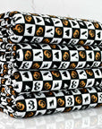 (YUMMY RIB) HALLOWEEN BLACK & WHITE CHECKERED PRINT