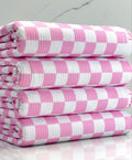 (YUMMY RIB) BABY PINK AND OFF WHITE CHECKERED (1)