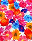 (YUMMY RIB) PINK, ORANGE, PURPLE, AND BLUE FLOWERS ON OFF WHITE (1)