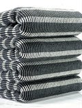 (URBAN RIB) STRIPES ON CHARCOAL