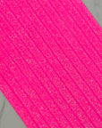 (TRIM) 3/8 ELASTIC BRIGHT PINK SHIMMER