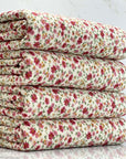(2X1 YUMMY RIB) VINTAGE PINK FLORAL ON IVORY